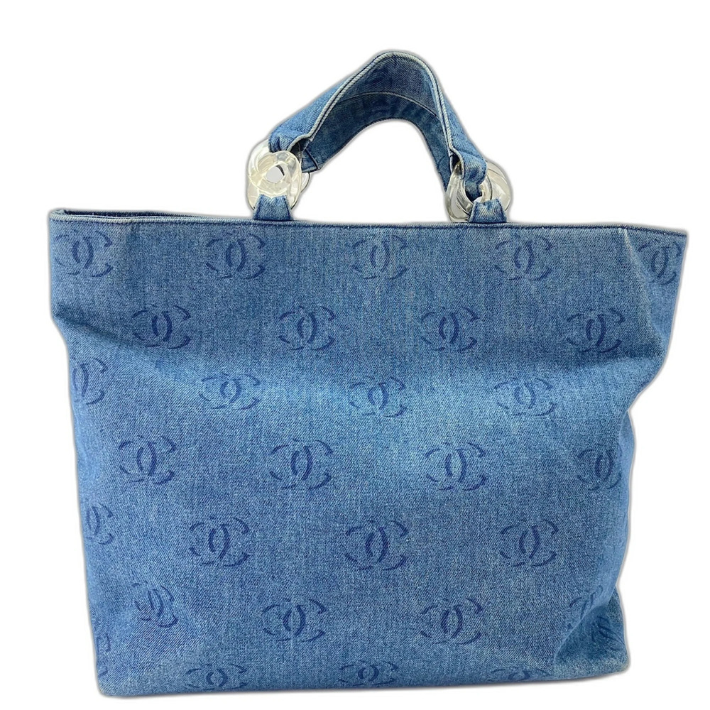CHANEL Blue Tote Bag